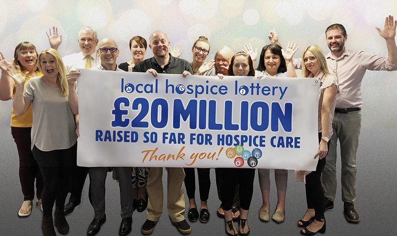 Local Hospice Lottery hits ‘£20 million raised’ milestone!