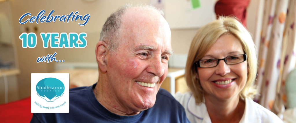 Celebrating 10 years with Strathcarron Hospice!