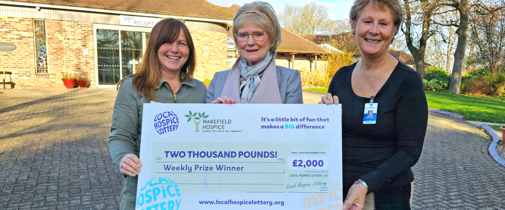 Congratulations on winning £2,000, Lorraine!