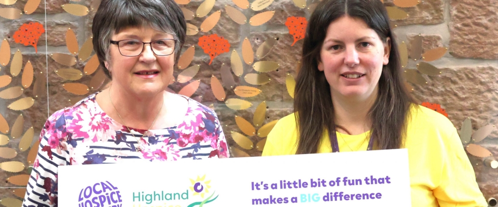 A Highland Hospice supporter had a birthday surprise!