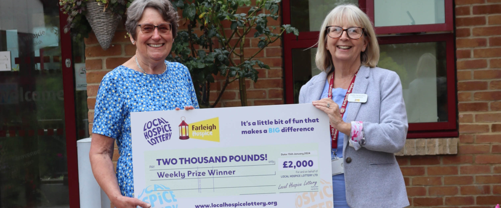 Celebrations are in order for this Farleigh Hospice supporter!